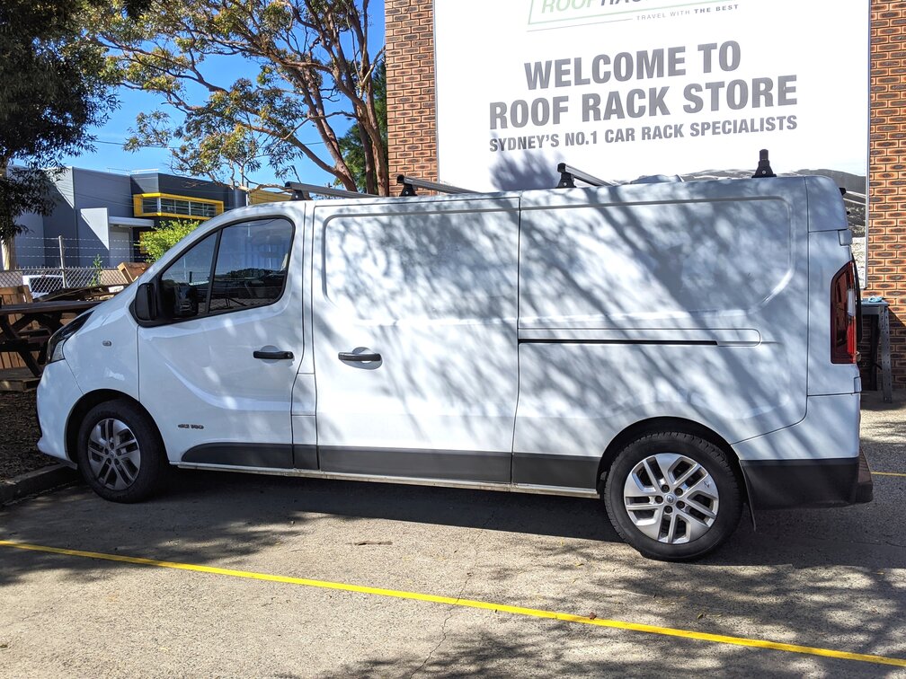 Renault Trafic With Rhino-Rack 4 Bar Heavy Duty Roof Rack System