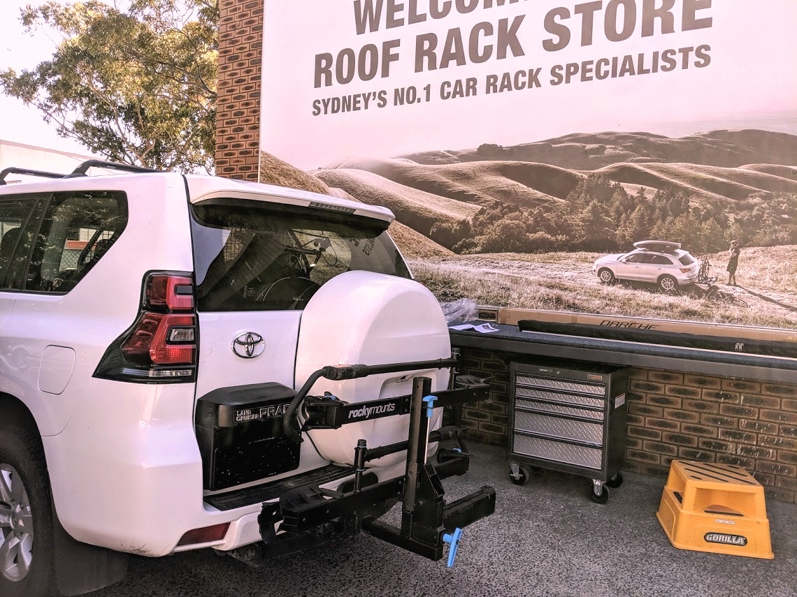 RockyMounts BackStage on Toyota Prado 150 series
