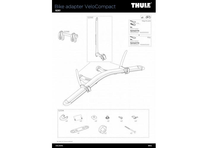 Thule VeloCompact 1 Bike Add-On 926101