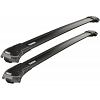 Thule WingBar Edge Black Roof Rack For Ssangyong Musso  4 Door Ute with Roof Rails 2019 Onward