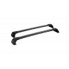 Prorack Flush Bars Black  2 Bar System Roof Rack For Toyota Prado  150 Series with Fixed Points 2009 Onward