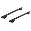 Rhino-Rack Vortex Bars Black RX Roof Rack For Skoda Octavia Scout  5 Door Wagon with Roof Rails 2008 to 2013