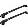 Thule WingBar Edge Black Roof Rack For Mitsubishi Outlander  5 Door Wagon with Flush Solid Roof Rails 2022 Onward