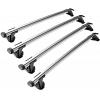 Whispbar Through Bars  4 Bar System Roof Rack For Mercedes Benz Sprinter Van  Van   SWB Low Roof with Fixed Points 2006 Onward