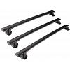Yakima Through Bars Black  3 Bar System Roof Rack For Toyota Land Cruiser  200 series without Roof Rails  2007 to 2021