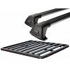 Yakima Platform A 1240mm x 1530mm with Flush Bars Black Unassembled Roof Rack For Porsche Macan  5 Door Wagon with Solid Roof Rails SUV 2014 Onward