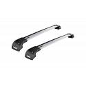 Thule WingBar Edge Silver Roof Rack For Volvo V 40 Cross Country  5 Door Hatchback with Solid Roof Rails 2014 Onward