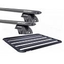 Rhino-Rack Pioneer Platform 1478mm x 1184mm Universal with Bars SX Roof Rack For BMW X3  5 Door Wagon with Solid Roof Rails 2011 to 2017
