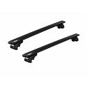 Thule WingBar Evo Black Roof Rack For Subaru Outback  5 Door Wagon with Roof Rails 1996 to 2003