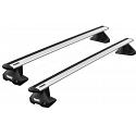 Thule WingBar Evo Silver Roof Rack For Isuzu D MAX  4dr Crewcab without Roof Rails 07-2012 on