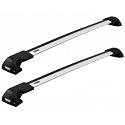 Thule WingBar Edge Silver Roof Rack For Suzuki SX4 S Cross  5 Door Wagon with Solid Roof Rails 2014 to 2021