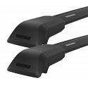Yakima StreamLine Jetstream FX Bars Black Roof Rack For Mitsubishi ASX   5 Door Wagon without Solid Roof Rails 2013 to 2019