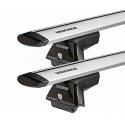 Yakima StreamLine Jetstream Bars Silver Roof Rack For Mitsubishi ASX   5 Door Wagon without Solid Roof Rails 2013 to 2019
