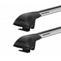 Yakima StreamLine Jetstream FX Bars Silver Roof Rack For Nissan X Trail   5 Door with Roof Rails T32  2014 to 2022