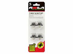 Rola Hardware Pack M8 Drop & Turn Channel Bolt With Wingnut 4 Pack RSLTN8SS4