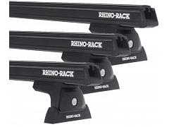 Rhino-Rack JA7929  Heavy Duty Bars Black RLT600 3 Bar System Roof Rack For Renault Trafic Van  5 Door Van SWB 2015 Onward