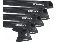 Rhino-Rack JA7937  Heavy Duty Bars Black RLT600 4 Bar System Roof Rack For Renault Trafic Van  5 Door Van SWB 2015 Onward