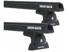 Rhino-Rack JA6220  Heavy Duty Bars Black RLT600 Roof Rack For Ford Ranger  4 Door Wildtrak Rear Cargo Tub Track 2011 to 2022