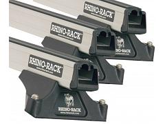 Rhino-Rack JA5419  Heavy Duty Bars Silver RLTP 3 Bar System Roof Rack For Ford Transit Custom  Van 2014 Onward