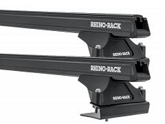 Rhino-Rack JA6335  Heavy Duty Bars Black RLTPFC 2 Bar System Roof Rack For Ford Transit  2 Door Van LWB 2014 Onward
