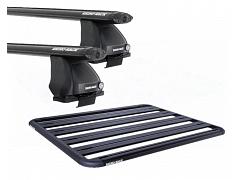 Rhino-Rack Pioneer Platform 1478mm x 1184mm Universal with Bars 2500 Roof Rack For Chevrolet Silverado  4 Door Crew Cab 2014 to 2019