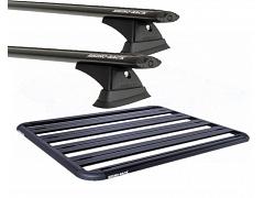 Rhino-Rack Pioneer Platform 1478mm x 1184mm Universal with  Bars RCH Roof Rack For Mazda CX 5  5 Door Wagon Gen 2 2017 Onward