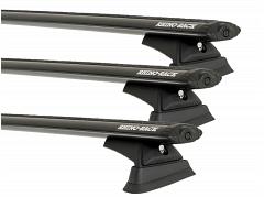 Rhino-Rack JC01312  Vortex Bars Black RCL Backbone 3 Bar Roof Rack For Jeep Wrangler  4 Door Hardtop JK 2011 to 2019