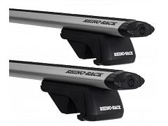 Rhino-Rack JA2078  Vortex Bars Silver SX Roof Rack For Nissan Pathfinder  R51 5 Door SUV with Roof Rails 2005 to 2013