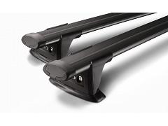 Whispbar Through Bars Black Roof Rack For Toyota Hi Ace  Low Roof 1975 to 2005