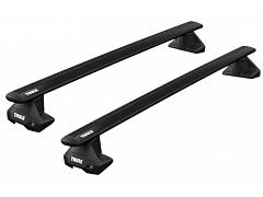 Thule WingBar Evo Black Roof Rack For Ford Ranger  4 Door Double Cab 2011 to 2015