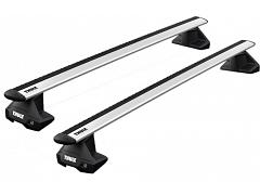 Thule WingBar Evo Silver Roof Rack For Mini Cooper  5 Door Hatchback without Solid Roof Rails 2014 Onward