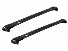 Thule WingBar Edge Black Roof Rack For Nissan Pathfinder  R52 5 Door SUV with Roof Rails 2013 to 2021