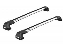 Thule WingBar Edge Silver Roof Rack For Mercedes Benz C Class Sedan   4 Door sedan without glass roof W 204 2007 to 2014  