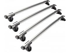 Yakima Through Bars  4 Bar System Roof Rack For Renault Master Van  with Fixed Points 2011 Onward