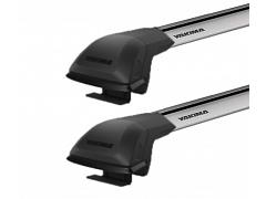 Yakima StreamLine Jetstream FX Bars Silver Roof Rack For Nissan X Trail   5 Door with Roof Rails T32  2014 to 2022