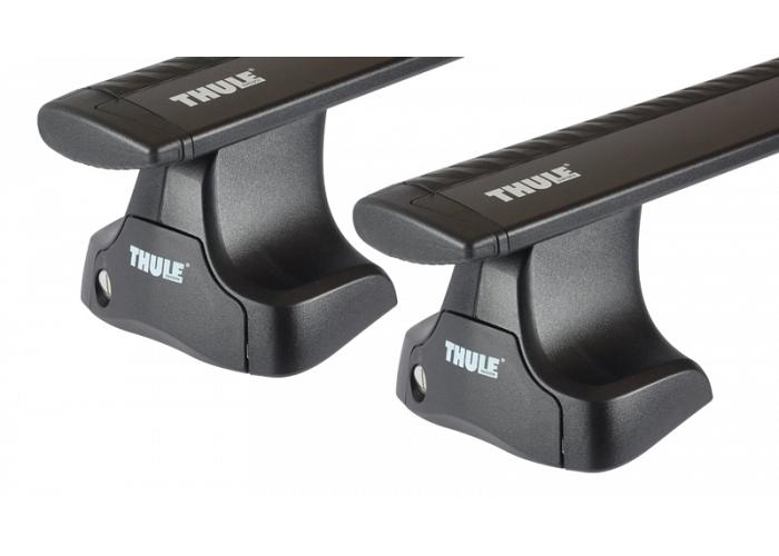 Thule WingBar Evo Black Roof Rack For Hyundai Santa Fe  5 Door without Roof Rails 2009 to 2012
