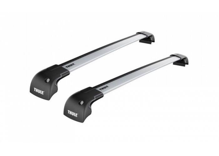 Thule WingBar Edge Silver Roof Rack For Audi Q7  5 Door Wagon with Solid Roof Rails 2015 Onward