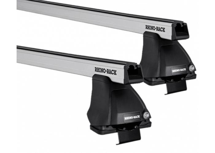 Rhino-Rack JA3170  Heavy Duty Bars Silver 2500 Roof Rack For Isuzu D MAX  4 Door Crewcab without Roof Rails 2012 to 2020