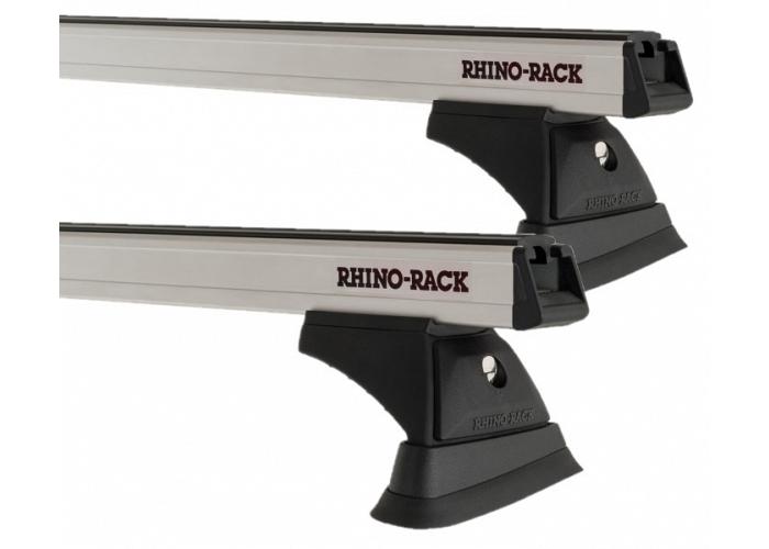 Rhino-Rack JB0869  Heavy Duty Bars Silver RCH Roof Rack For Mitsubishi Triton   4 Door Double Cab MQ MR 2015 Onward