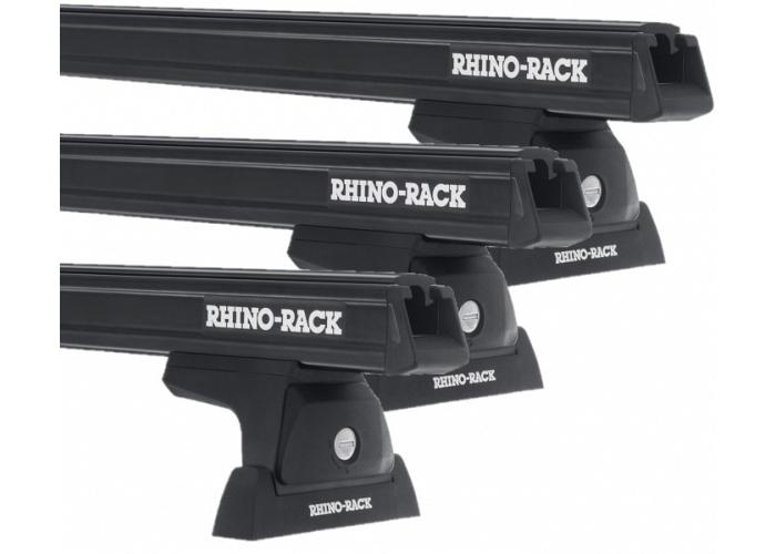 Rhino-Rack JA7929  Heavy Duty Bars Black RLT600 3 Bar System Roof Rack For Mitsubishi Express  Van SWB 2020 Onward
