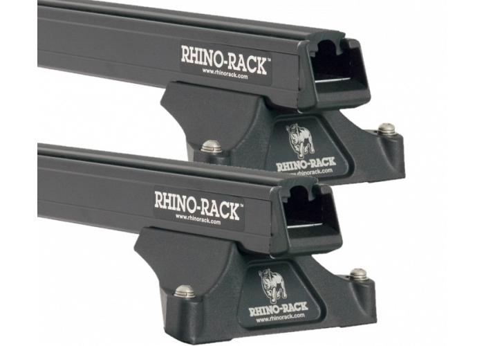Rhino-Rack JA5414  Heavy Duty Bars Black RLTP 2 Bar System Roof Rack For Ford Transit Custom  Van 2014 to 2023