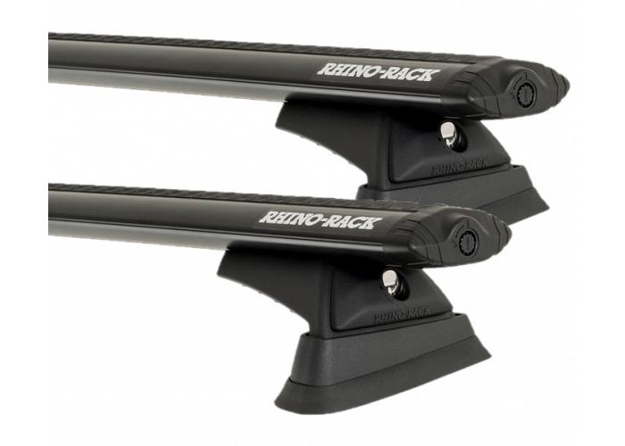 Rhino-Rack JA9679  Vortex Bars Black RCL Roof Rack For Toyota Kluger  5 Door with Flush Solid Roof Rails 2013 to 2021