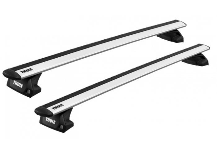 Thule WingBar Evo Silver Roof Rack For Volvo V 90  5 Door Wagon with Solid Roof Rails 2016 Onward
