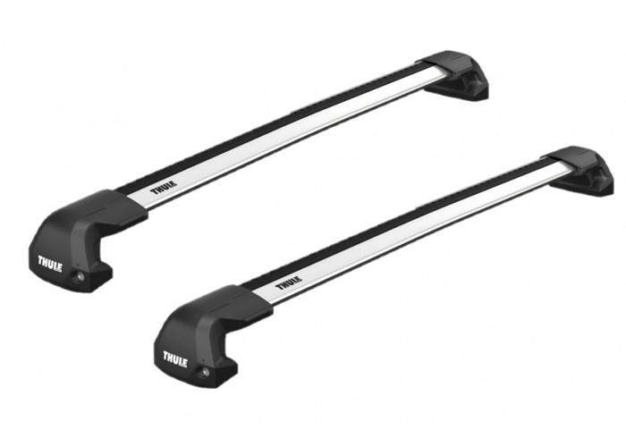 Thule WingBar Edge Silver Roof Rack For Audi Q7  5 Door Wagon with Solid Roof Rails 2015 Onward