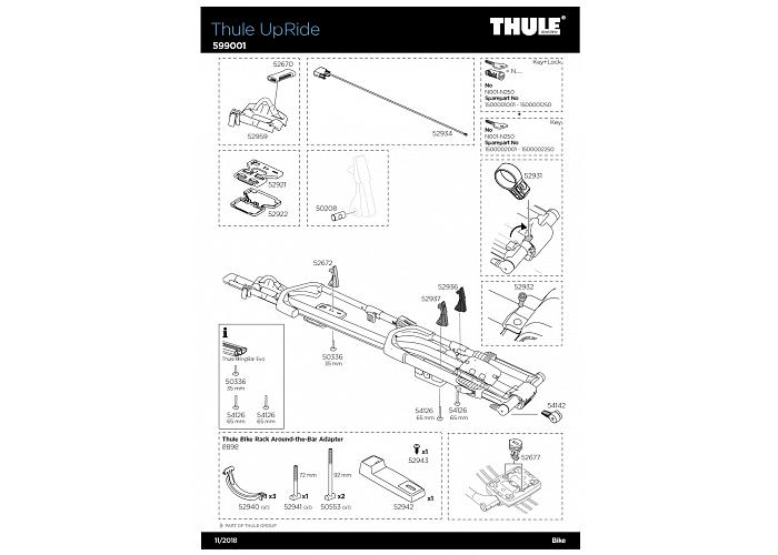 Thule UpRide 599 Bike Carrier 599001