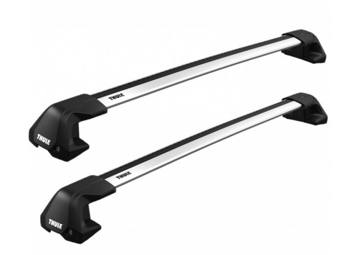 Thule WingBar Edge Silver Roof Rack For Land Rover Freelander  5 Door without Roof Rails 2007 Onward