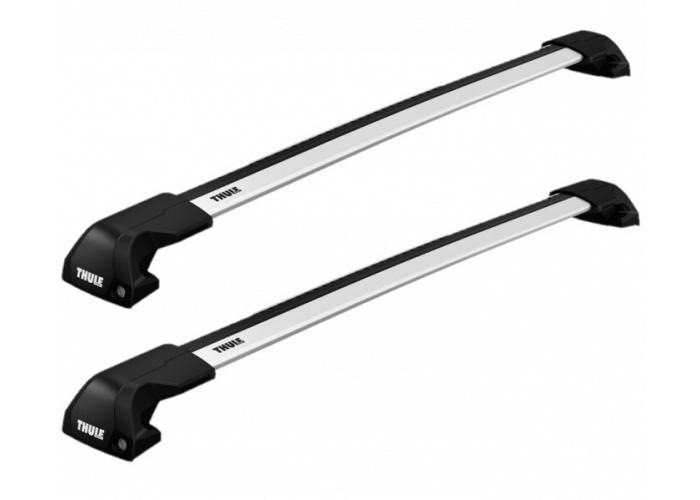 Thule WingBar Edge Silver Roof Rack For Audi Q8  5 Door Wagon with Solid Roof Rails 2019 Onward 