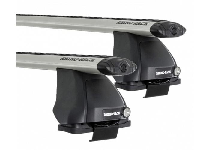 Rhino-Rack JA8132  Vortex Bars Silver 2500 Roof Rack For Ford F 150  2 Door Super Cab 2015 to 2020