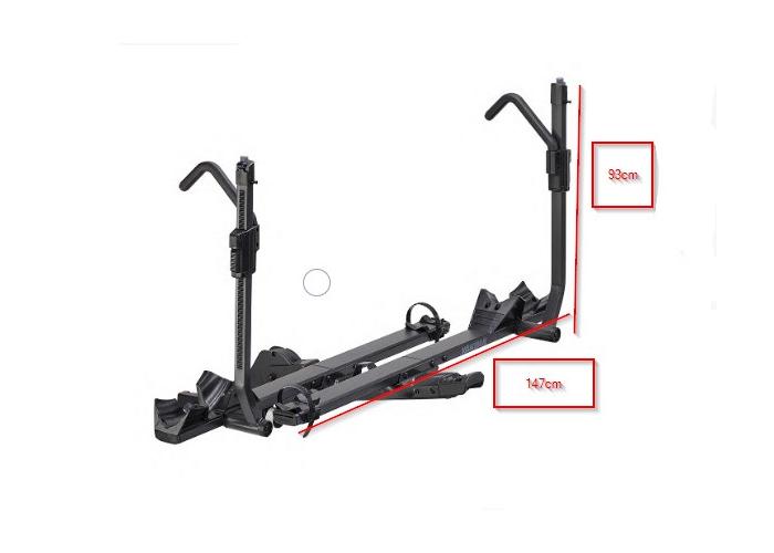 Yakima StageTwo 2 Bike Carrier Anthracite 8002725
