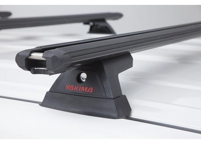 Yakima 3 bars Yakima LockNLoad TrimHD Roof Rack For Isuzu MU X  5 Door Wagon without Solid Roof Rails 2014 to 2017